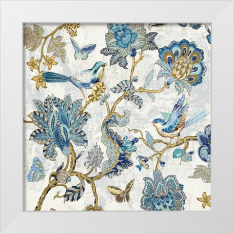 Passing Thru II White Modern Wood Framed Art Print by Campbell, Renee