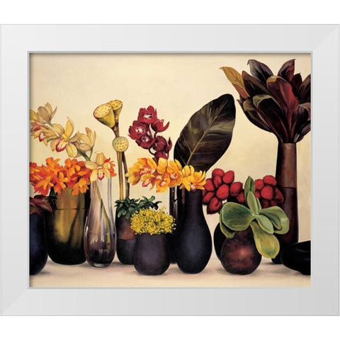 Freshly Cut II White Modern Wood Framed Art Print by Jimenez, Rodolfo
