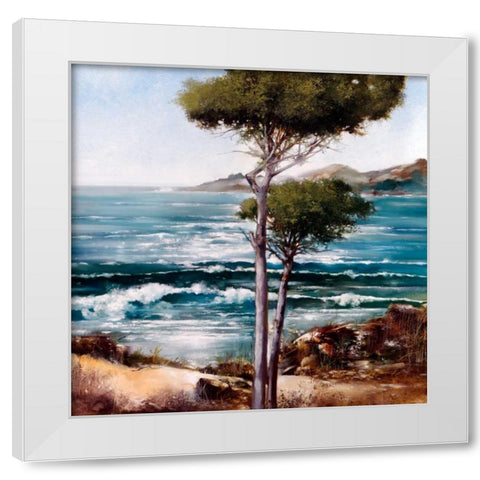California Breeze White Modern Wood Framed Art Print by Di Scenza, Ron