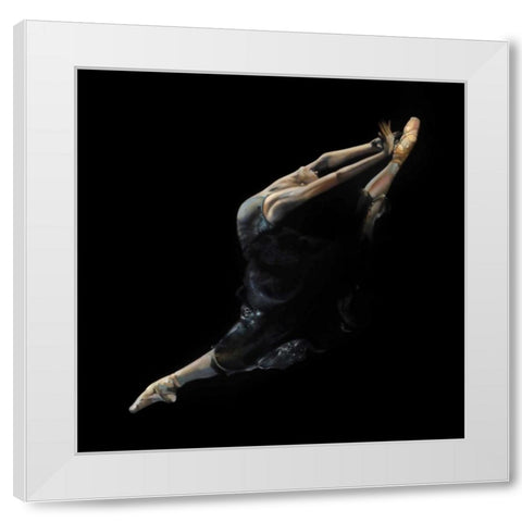 Darkness White Modern Wood Framed Art Print by Di Scenza, Ron