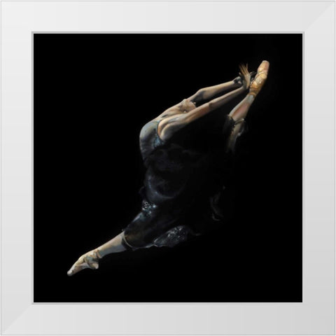 Darkness White Modern Wood Framed Art Print by Di Scenza, Ron