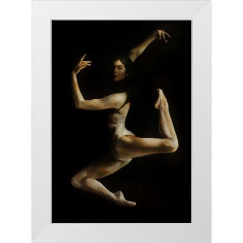 Into The Light White Modern Wood Framed Art Print by Di Scenza, Ron