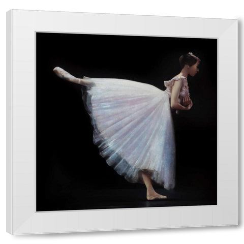 Still White Modern Wood Framed Art Print by Di Scenza, Ron