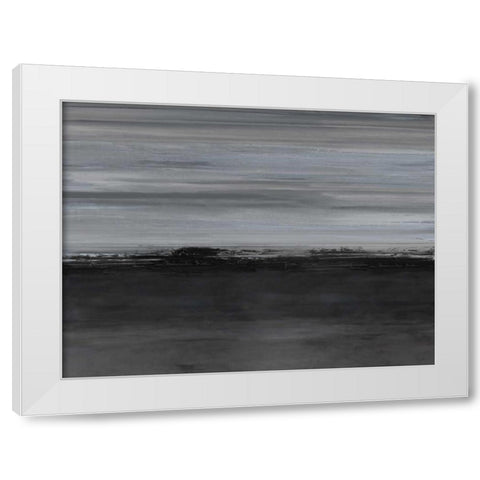 Night by Night White Modern Wood Framed Art Print by Springer, Rachel