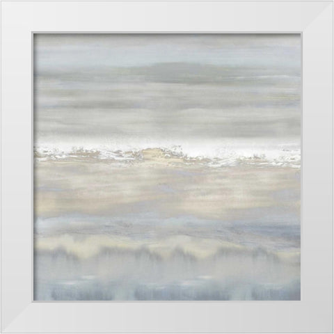 Close to the Edge White Modern Wood Framed Art Print by Springer, Rachel