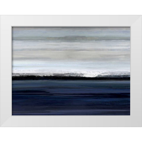 At the Edge White Modern Wood Framed Art Print by Springer, Rachel