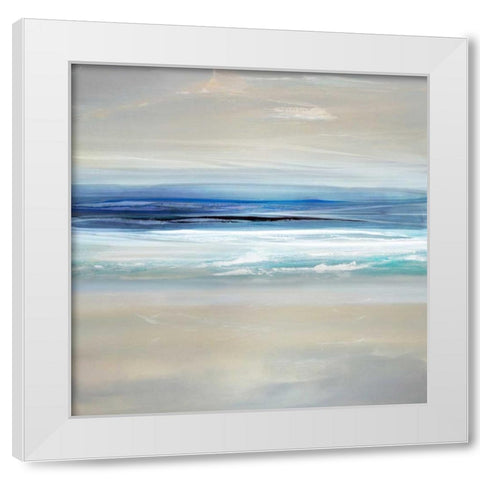 Sway II White Modern Wood Framed Art Print by Springer, Rachel