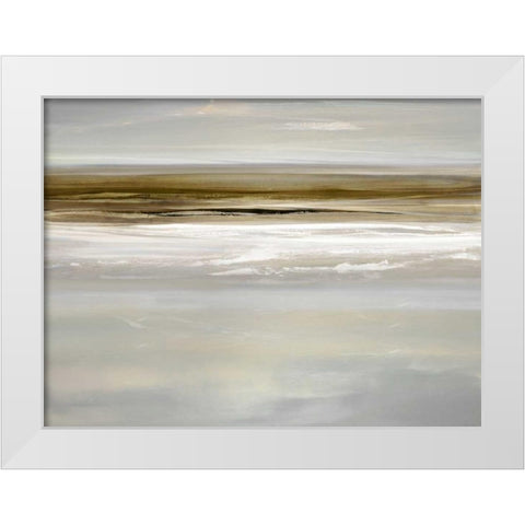 Buoyant II White Modern Wood Framed Art Print by Springer, Rachel
