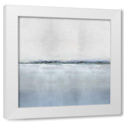 Whisper I White Modern Wood Framed Art Print by Springer, Rachel