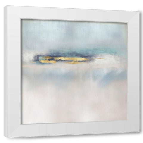 Suspend White Modern Wood Framed Art Print by Springer, Rachel