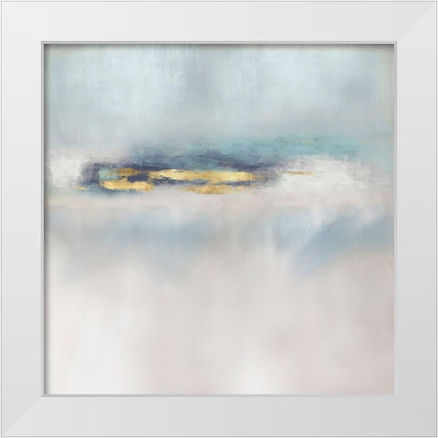 Suspend White Modern Wood Framed Art Print by Springer, Rachel