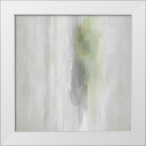 Pause I White Modern Wood Framed Art Print by Springer, Rachel
