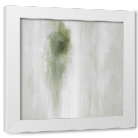 Pause II White Modern Wood Framed Art Print by Springer, Rachel