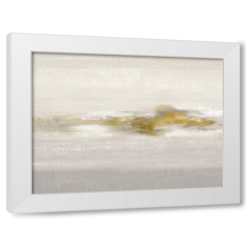 Ethereal with Gold II White Modern Wood Framed Art Print by Springer, Rachel