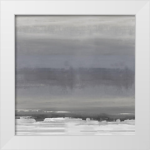 Highlight Midnight I White Modern Wood Framed Art Print by Springer, Rachel