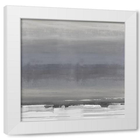 Highlight Midnight II White Modern Wood Framed Art Print by Springer, Rachel