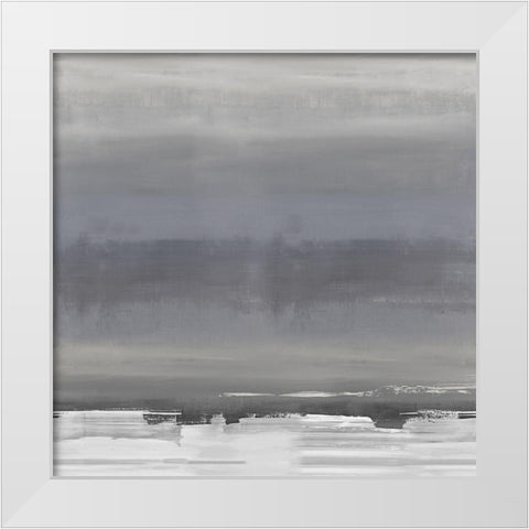 Highlight Midnight II White Modern Wood Framed Art Print by Springer, Rachel