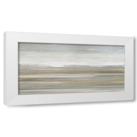 New Day White Modern Wood Framed Art Print by Springer, Rachel