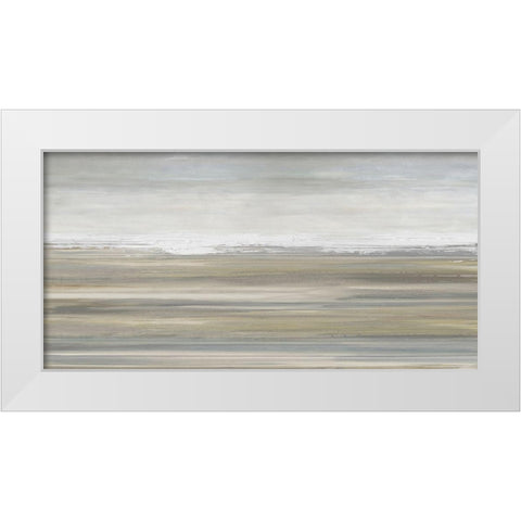New Day White Modern Wood Framed Art Print by Springer, Rachel