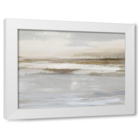 Horizon Light II White Modern Wood Framed Art Print by Springer, Rachel