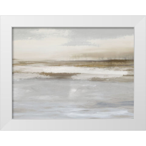 Horizon Light II White Modern Wood Framed Art Print by Springer, Rachel