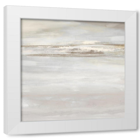 Horizon Light IV White Modern Wood Framed Art Print by Springer, Rachel