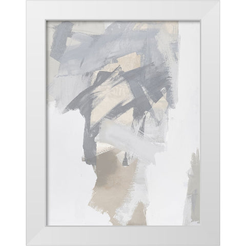 In Depth I White Modern Wood Framed Art Print by Springer, Rachel