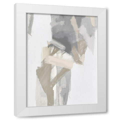 In Depth II White Modern Wood Framed Art Print by Springer, Rachel