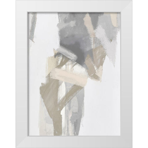 In Depth II White Modern Wood Framed Art Print by Springer, Rachel