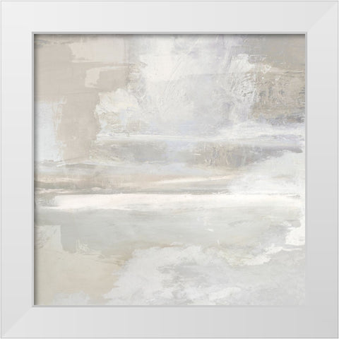 Open Space II White Modern Wood Framed Art Print by Springer, Rachel