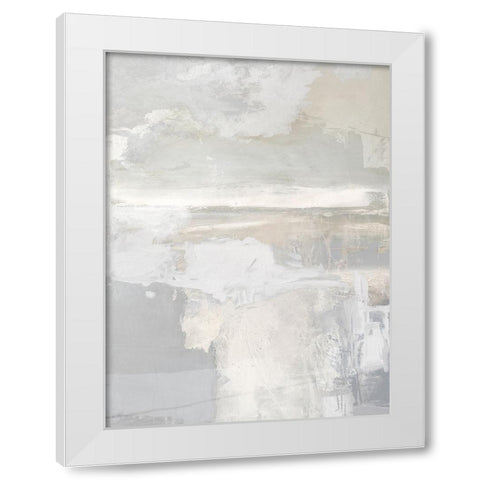 Open Space IV White Modern Wood Framed Art Print by Springer, Rachel