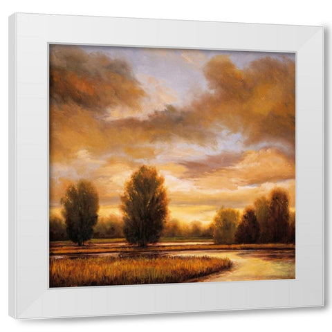 Away from It All I White Modern Wood Framed Art Print by Franklin, Ryan