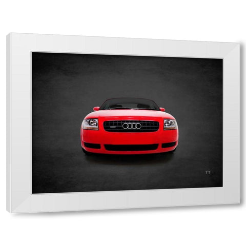 Audi TT Quattro White Modern Wood Framed Art Print by Rogan, Mark