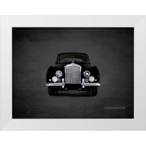 Bentley Continental 1952 White Modern Wood Framed Art Print by Rogan, Mark