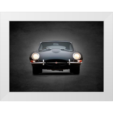 E-Type White Modern Wood Framed Art Print by Rogan, Mark