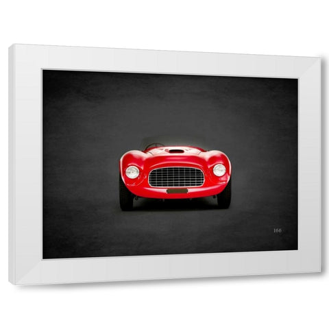 Ferrari 166 1948 White Modern Wood Framed Art Print by Rogan, Mark