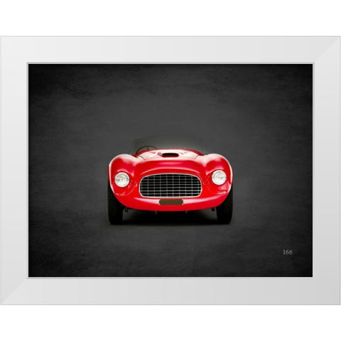 Ferrari 166 1948 White Modern Wood Framed Art Print by Rogan, Mark