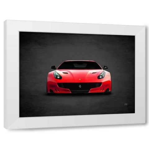 Ferrari FF White Modern Wood Framed Art Print by Rogan, Mark