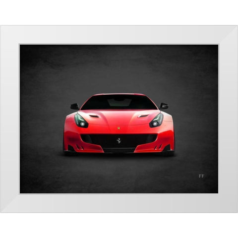 Ferrari FF White Modern Wood Framed Art Print by Rogan, Mark