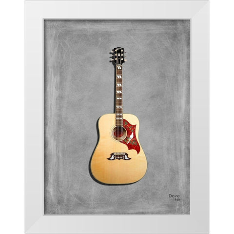 Gibson Dove 1960 White Modern Wood Framed Art Print by Rogan, Mark