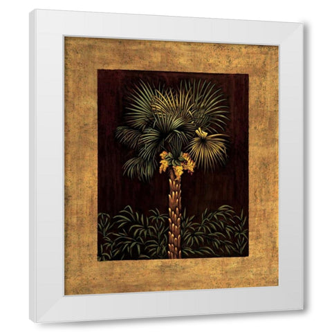 Tropical Paradise I White Modern Wood Framed Art Print by Blanco, Samuel