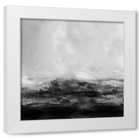 Terra in Grey White Modern Wood Framed Art Print by Messina, Jake