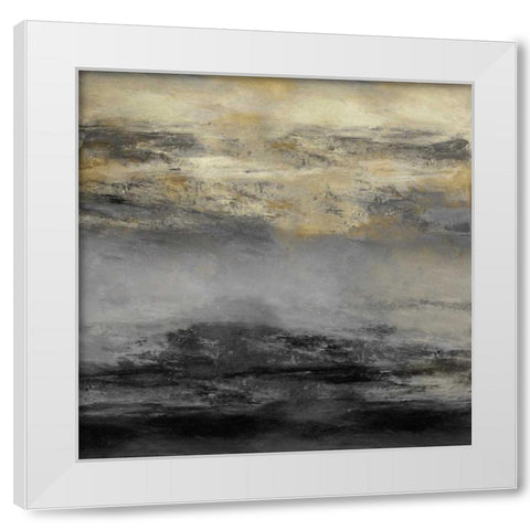 Terra Midnight White Modern Wood Framed Art Print by Messina, Jake