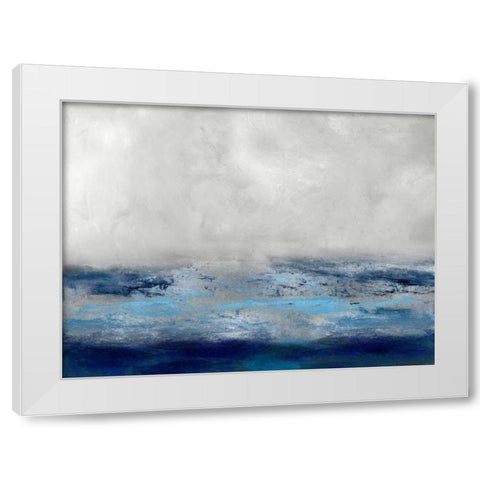 Terra Rising White Modern Wood Framed Art Print by Messina, Jake