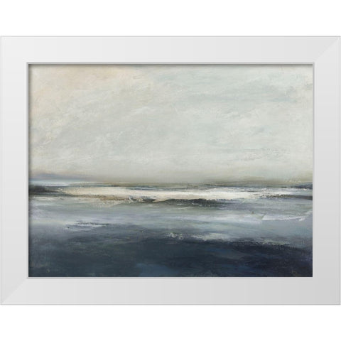 Land and Sky IV White Modern Wood Framed Art Print by Messina, Jake