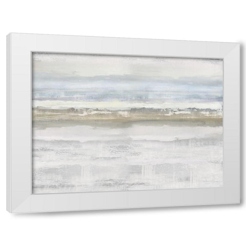 Sublte Movement White Modern Wood Framed Art Print by Messina, Jake