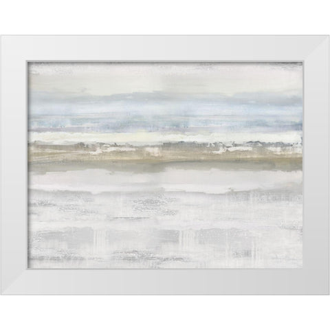 Sublte Movement White Modern Wood Framed Art Print by Messina, Jake