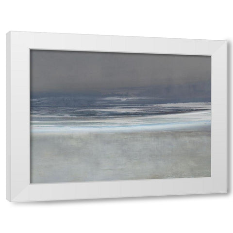 View at Dusk White Modern Wood Framed Art Print by Messina, Jake