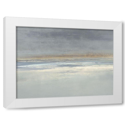 Horizon View White Modern Wood Framed Art Print by Messina, Jake