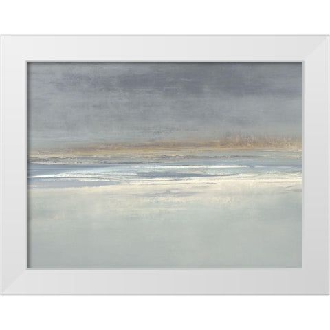 Horizon View White Modern Wood Framed Art Print by Messina, Jake